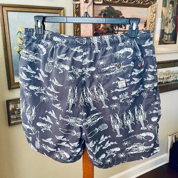 Tommy Bahama Paradise Nation premium lined swim trunks pockets 6" inseam M blue - Picture 7 of 14